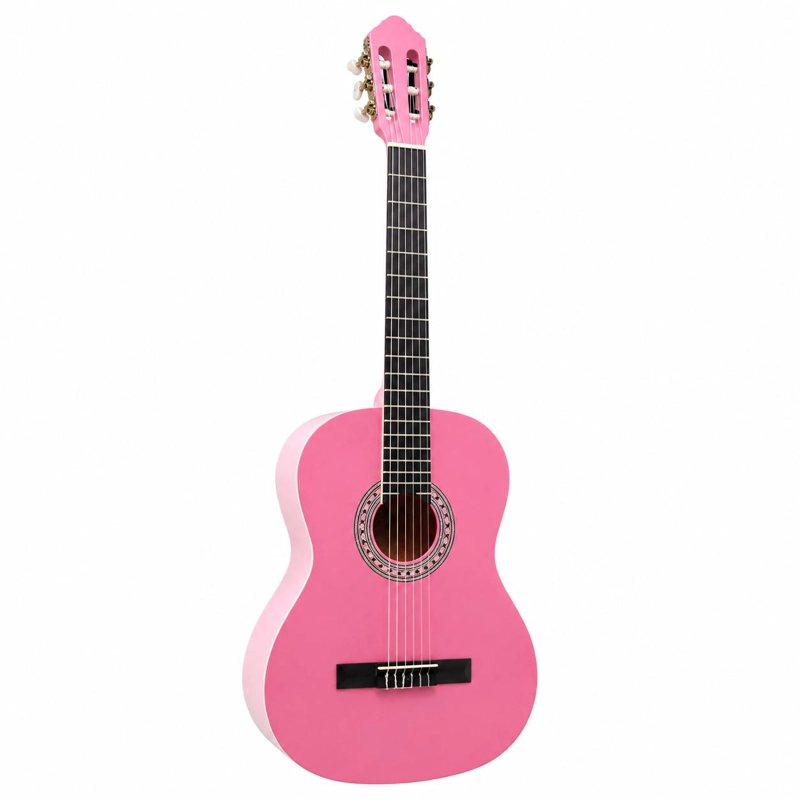 GUITARRA CLASICA SEVILLANA ROSADA 30” CON ALMA + FUNDA 8457 - 2