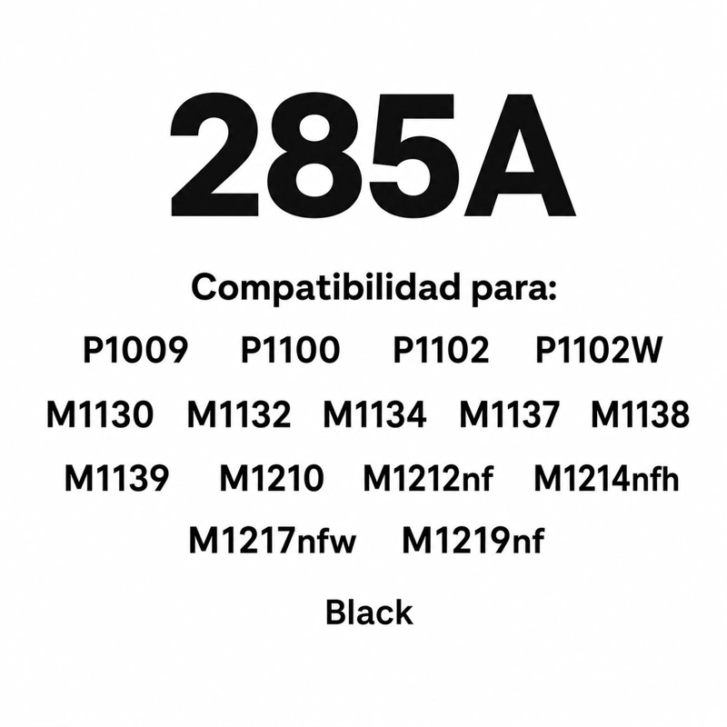 TONER PACIFIC COLOR NEGRO ALTERNATIVO PACIFIC PARA IMPRESORAS HP 285 435 - 3