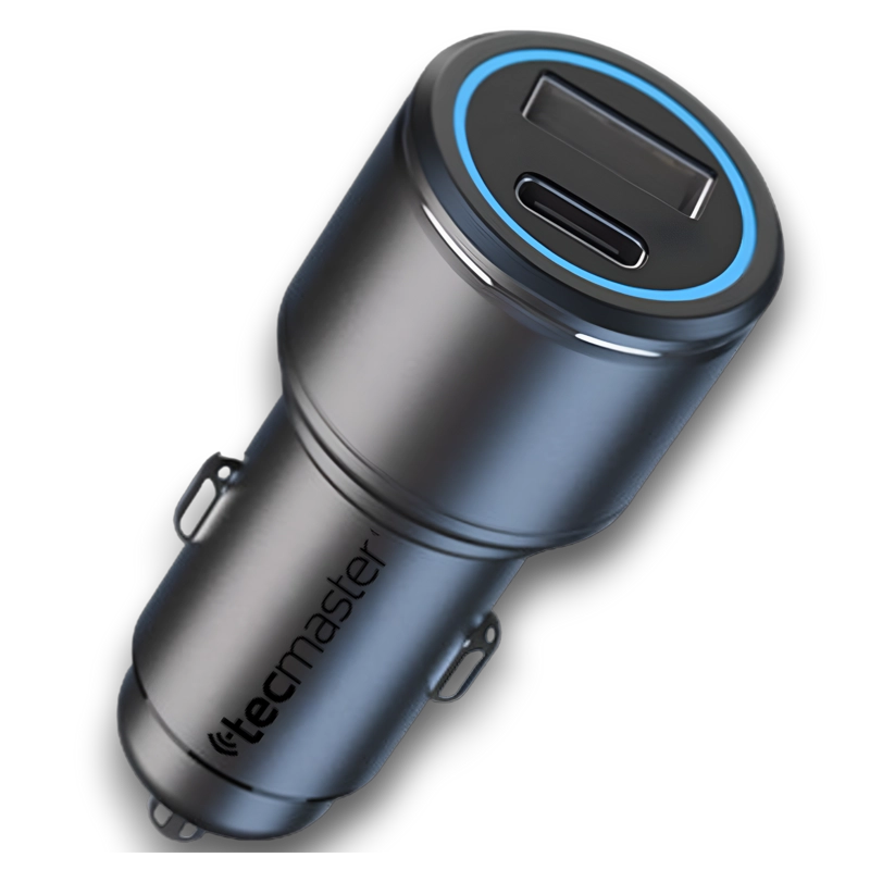 CARGADOR DE AUTO 12V 42W MAX USB-C+ USB POWER DELIVERY Q.C - 8