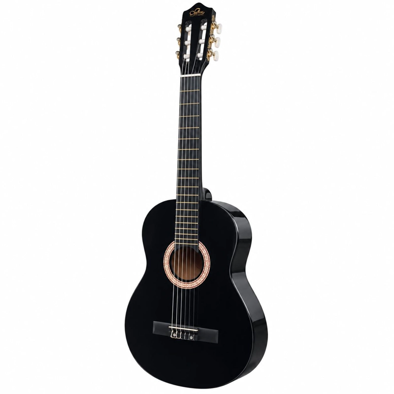 GUITARRA CLASICA SEVILLANA 30” PARA NIÑOS NEGRO + FUNDA 8454 - 2