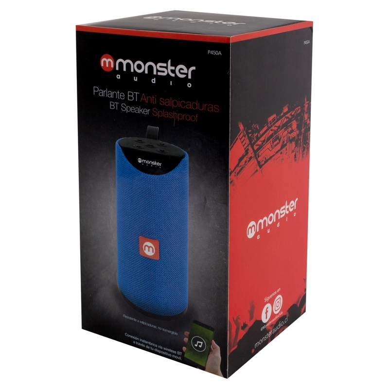 PARLANTE BLUETOOTH MONSTER AUDIO P450 PORTÁTIL WATERPROOF AZUL - 8