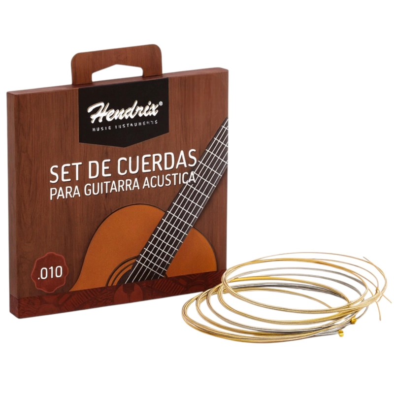 CUERDA DE GUITARRA ACUSTICA HENDRIX METALICAS HX0036 PRO - 1