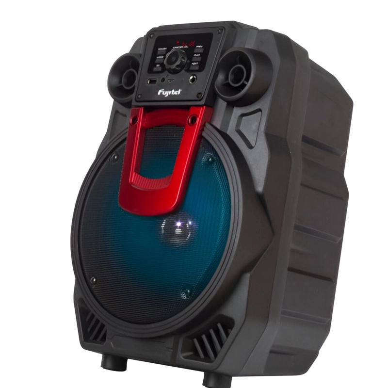 PARLANTE BLUETOOTH FUJITEL KARAOKE CON MICRÓFONO INALÁMBRICO BT8L RECARGABLE - 4