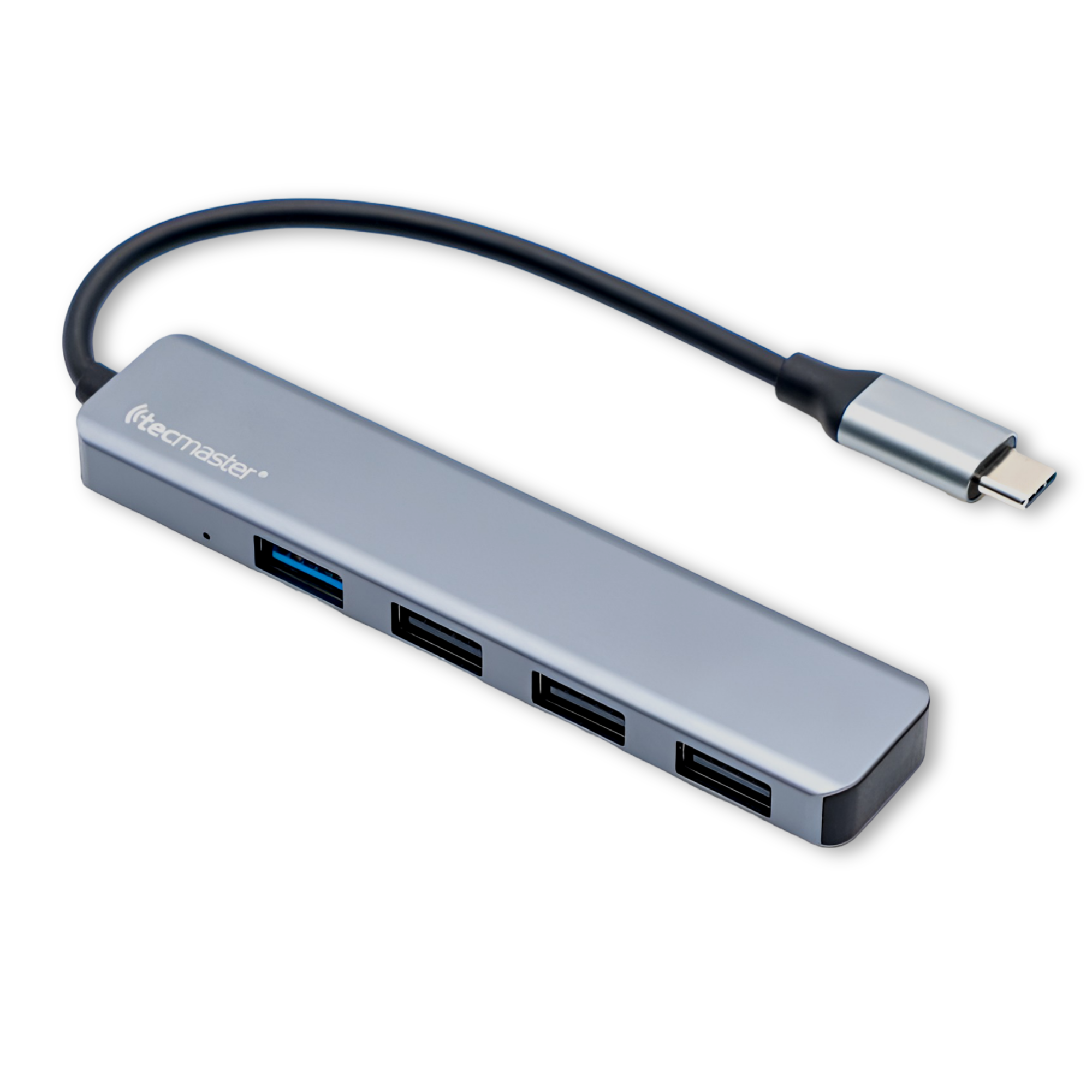 HUB USB-C 3.0 HIGH SPEED 5 GBPS ALUMINIUM FLAT 4 PUERTOS USB - 1