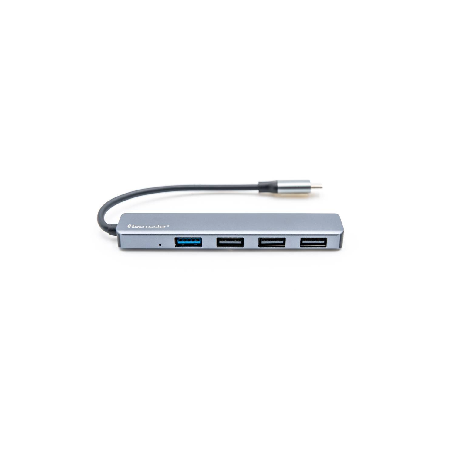 HUB USB-C 3.0 HIGH SPEED 5 GBPS ALUMINIUM FLAT 4 PUERTOS USB - 4