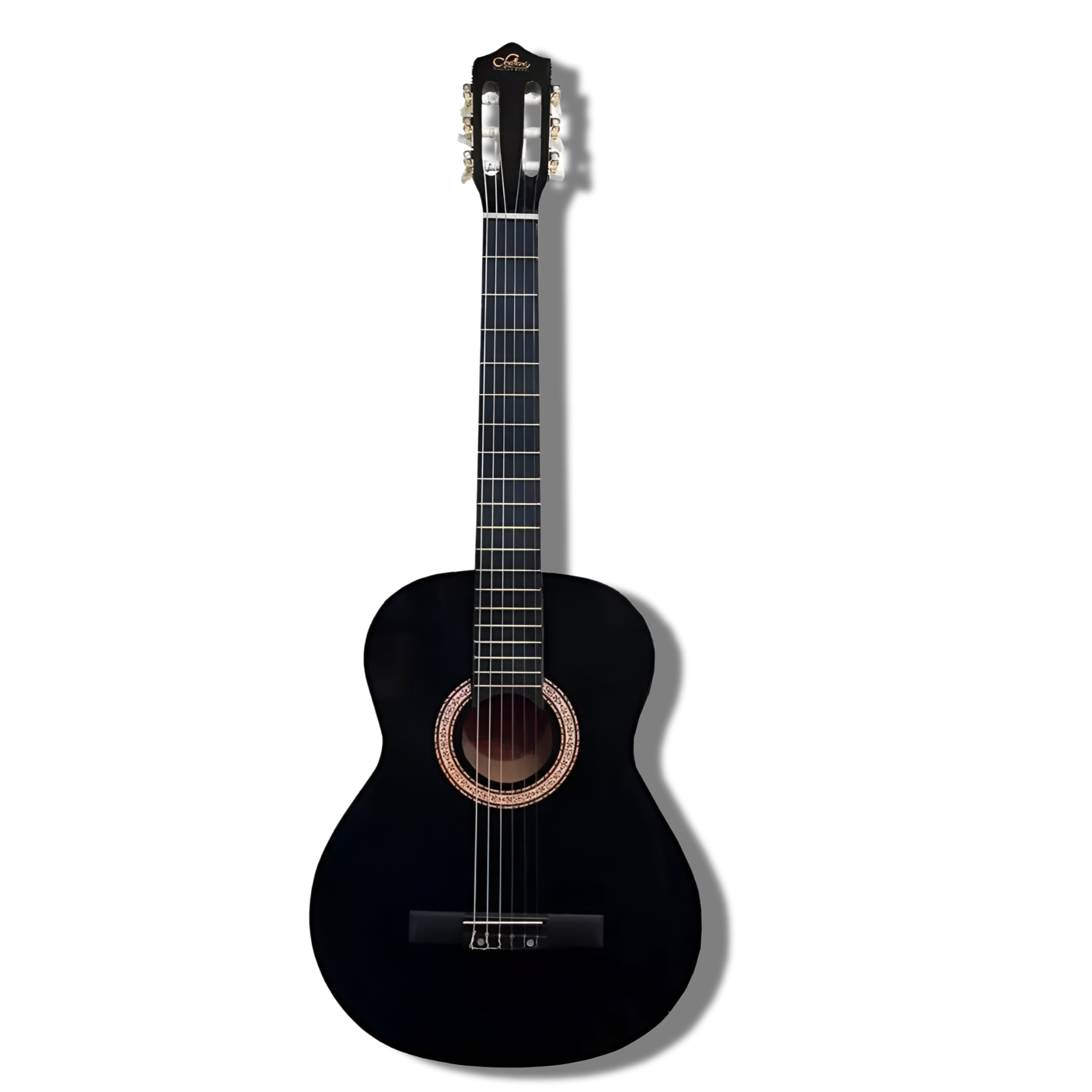 GUITARRA CLASICA SEVILLANA 39” NEGRO CON ALMA + FUNDA 8448 - 3