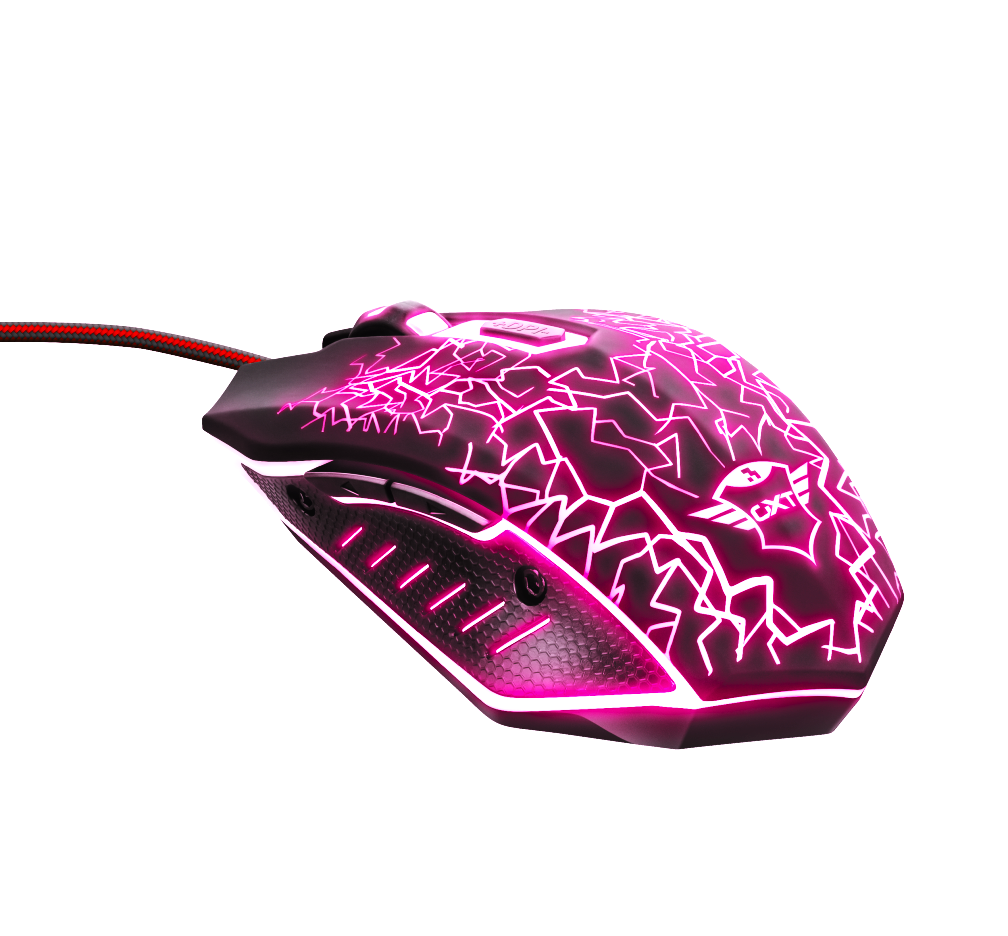 MOUSE TRUST GAMER AMBIDIESTRO GXT 105 IZZA FULL RETROILUMINADO - 2