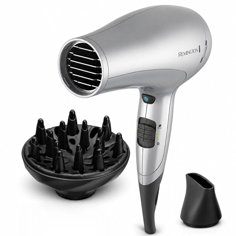 REMINGTON SECADOR DE CABELLO REMINGTON D3019 2000 W TITANIUM + IONIZADOR
