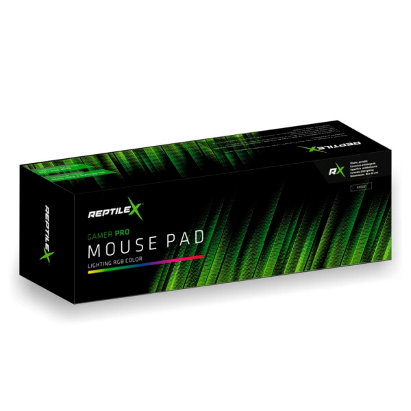 MOUSE PAD REPTILEX GAMER CON ILUMINACIÓNRGB 250X350X4MM RX0023 - 5