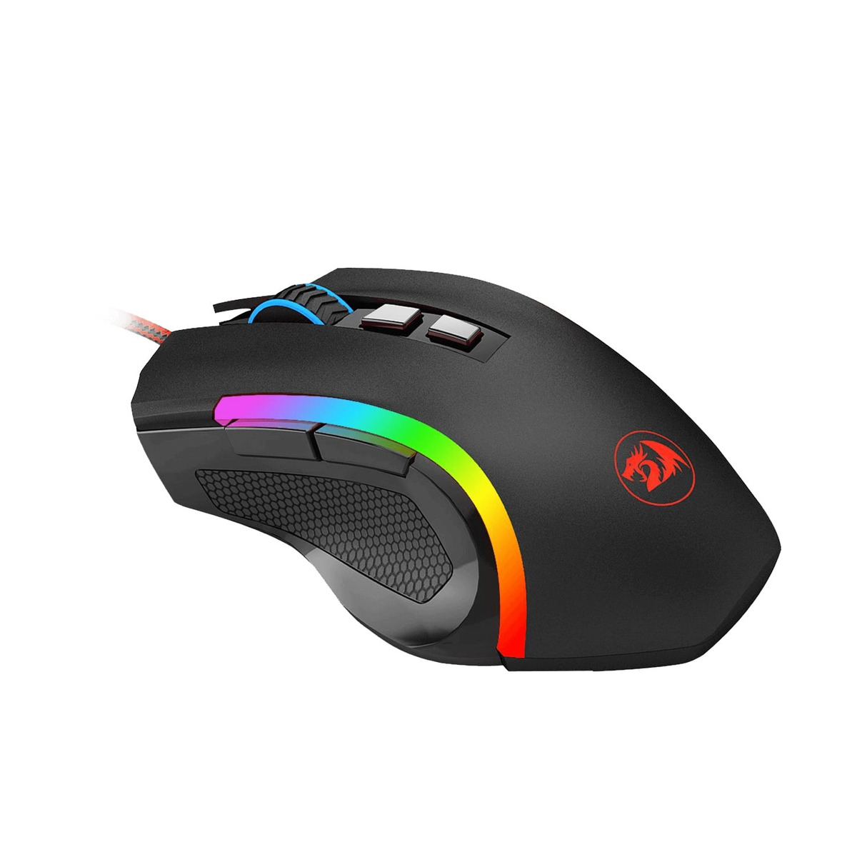 MOUSE REDRAGON GRIFFIN BLACK EDITION M607 7200 DPI 7 BOTONES - 5