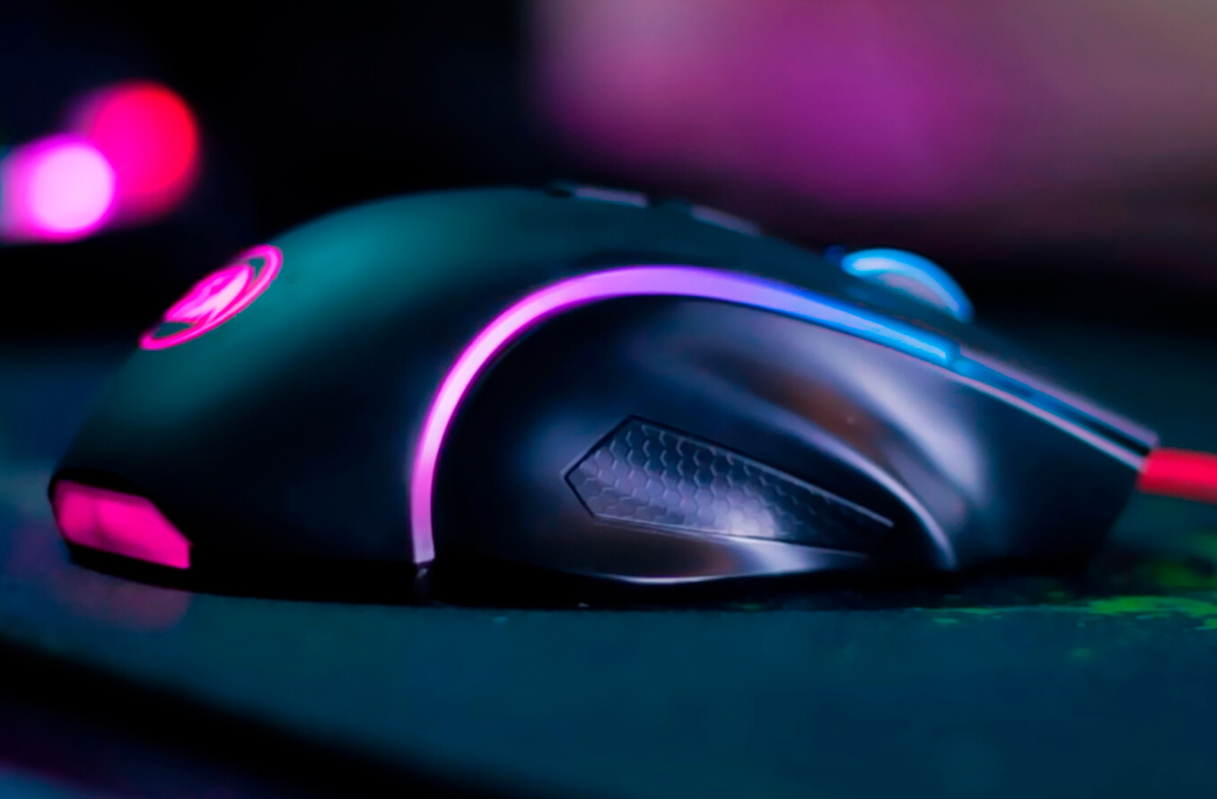 MOUSE REDRAGON GRIFFIN BLACK EDITION M607 7200 DPI 7 BOTONES - 7