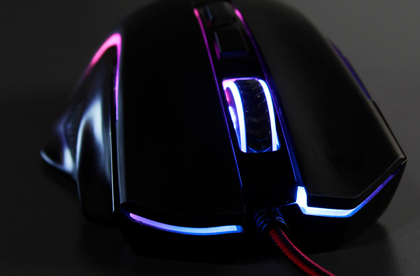 MOUSE REDRAGON GRIFFIN BLACK EDITION M607 7200 DPI 7 BOTONES - 8