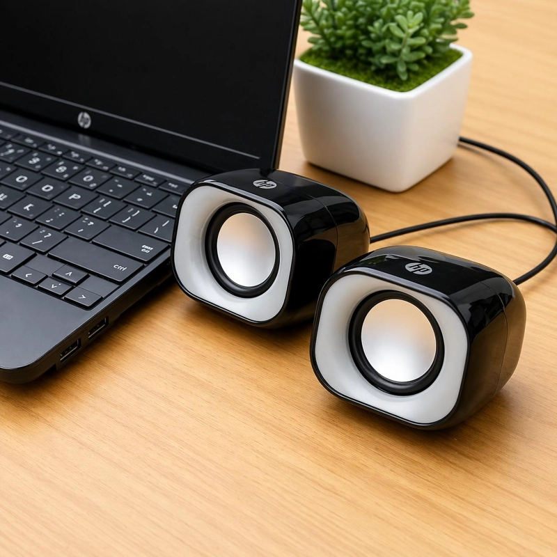 PARLANTES HP DHS-2111 USB MULTIMEDIA ULTRA COMPACTOS 6W RMS - 6