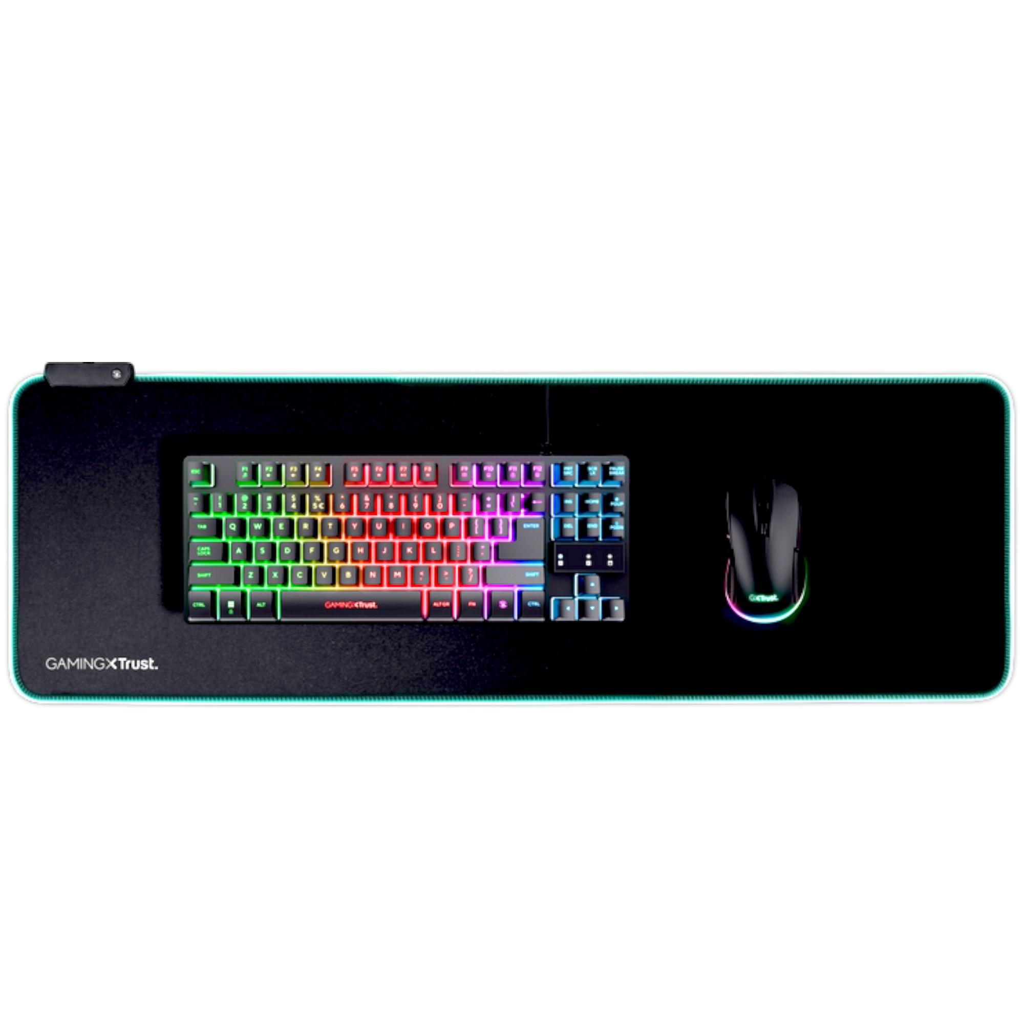 MOUSE PAD TRUST RGB XXL GXT 764 GLIDE 93X30CM DESIGNED FOR GAMING - 2