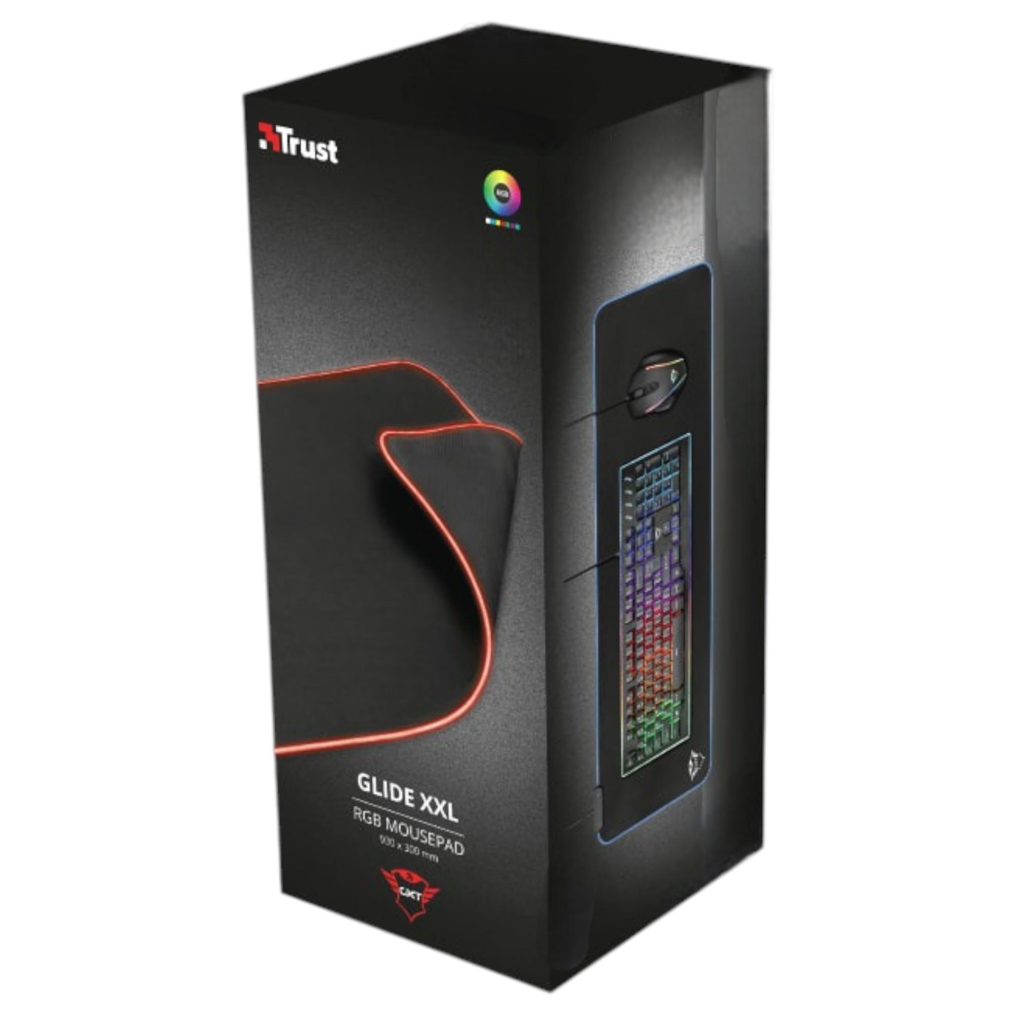 MOUSE PAD TRUST RGB XXL GXT 764 GLIDE 93X30CM DESIGNED FOR GAMING - 3