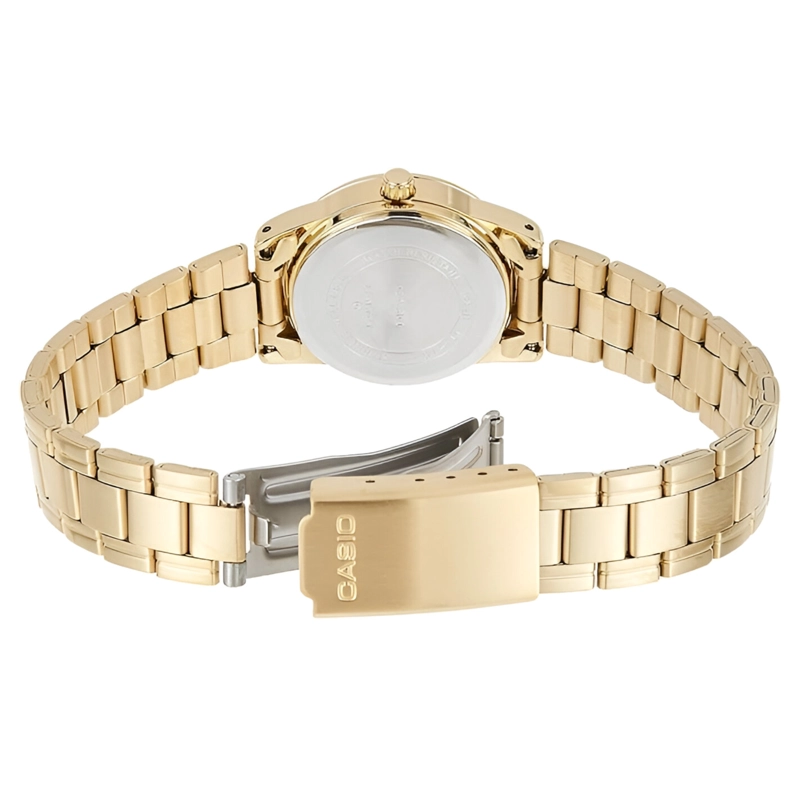 RELOJ CASIO HOMBRE MTPV001G9BUDF GOLD METALICO - 4