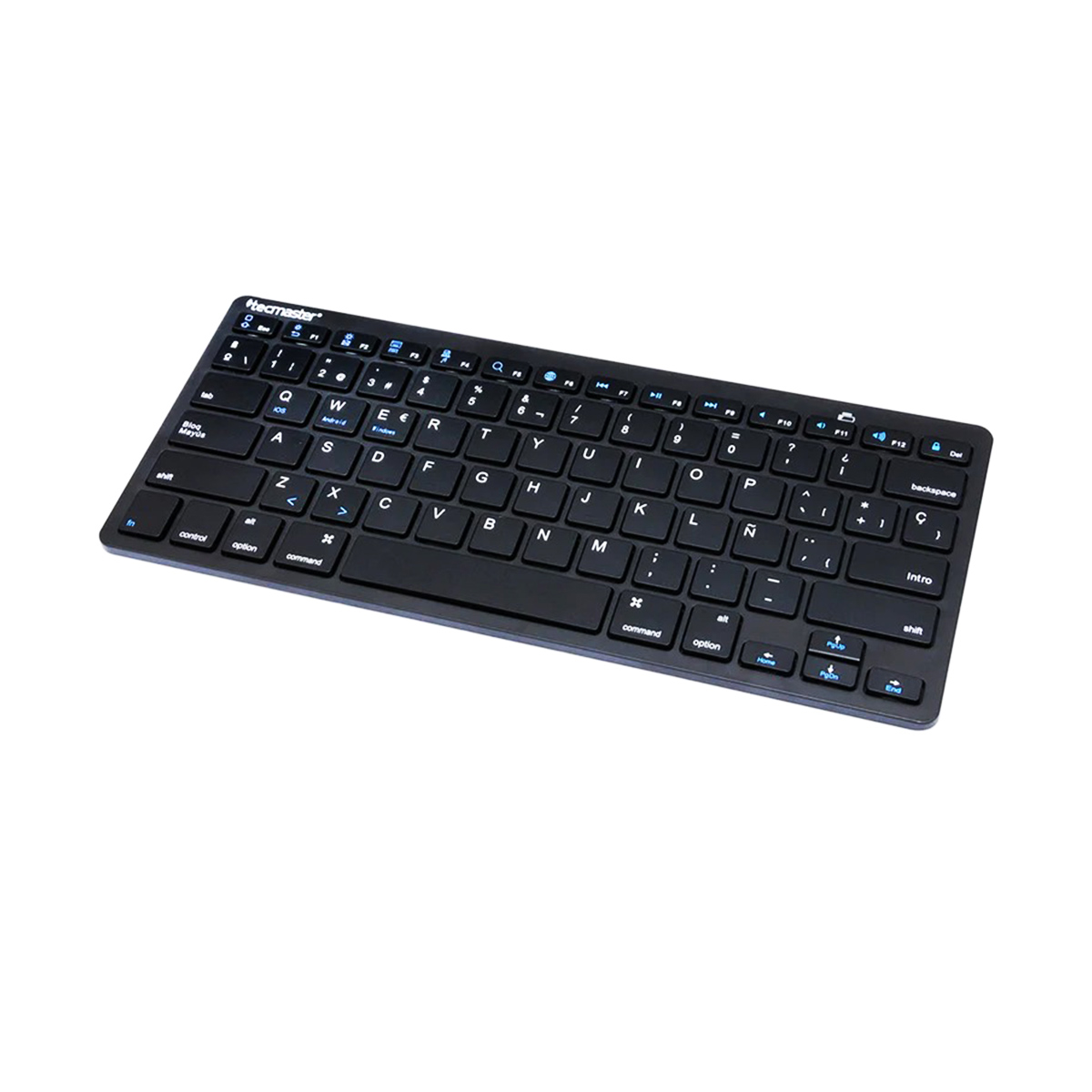 MINI TECLADO UNIVERSAL INALÁMBRICO TECMASTER BLUETOOTH CON TECLAS PLANAS 100506 - 4