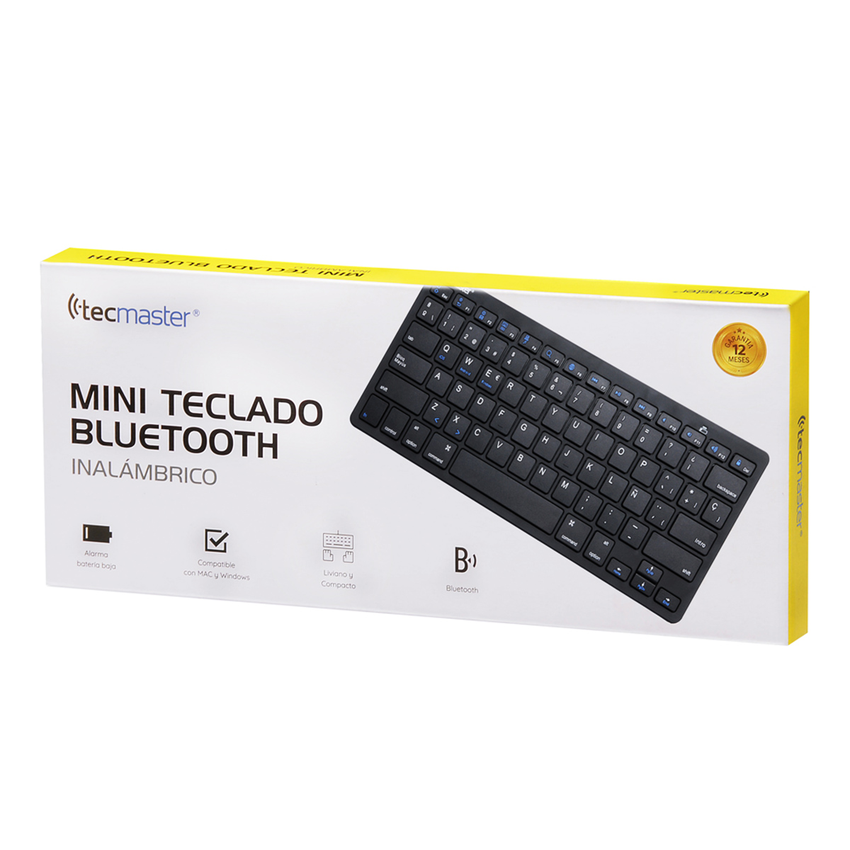 MINI TECLADO UNIVERSAL INALÁMBRICO TECMASTER BLUETOOTH CON TECLAS PLANAS 100506 - 9