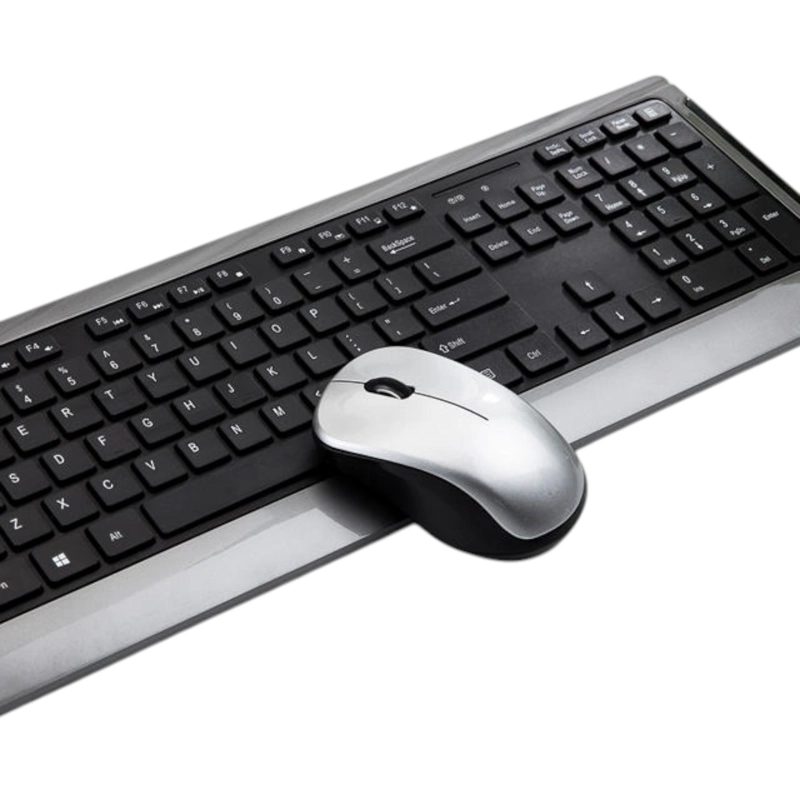 MOUSE INALÁMBRICO TECMASTER TECLADO Y TECLAS PLANAS LD100 - 2