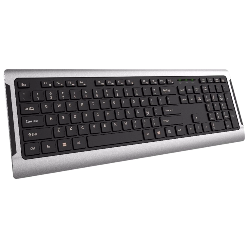 MOUSE INALÁMBRICO TECMASTER TECLADO Y TECLAS PLANAS LD100 - 3