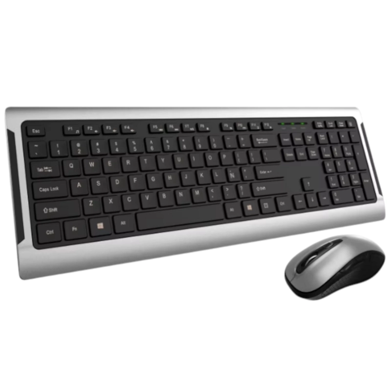 MOUSE INALÁMBRICO TECMASTER TECLADO Y TECLAS PLANAS LD100 - 4