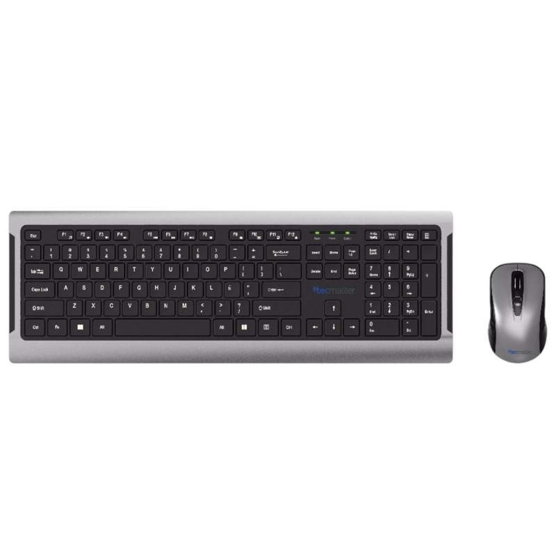 MOUSE INALÁMBRICO TECMASTER TECLADO Y TECLAS PLANAS LD100 - 5