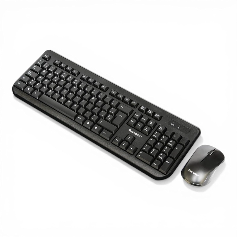 KIT TECLADO Y MOUSE INALAMBRICO TECMASTER MULTIMEDIA 100512 - 2