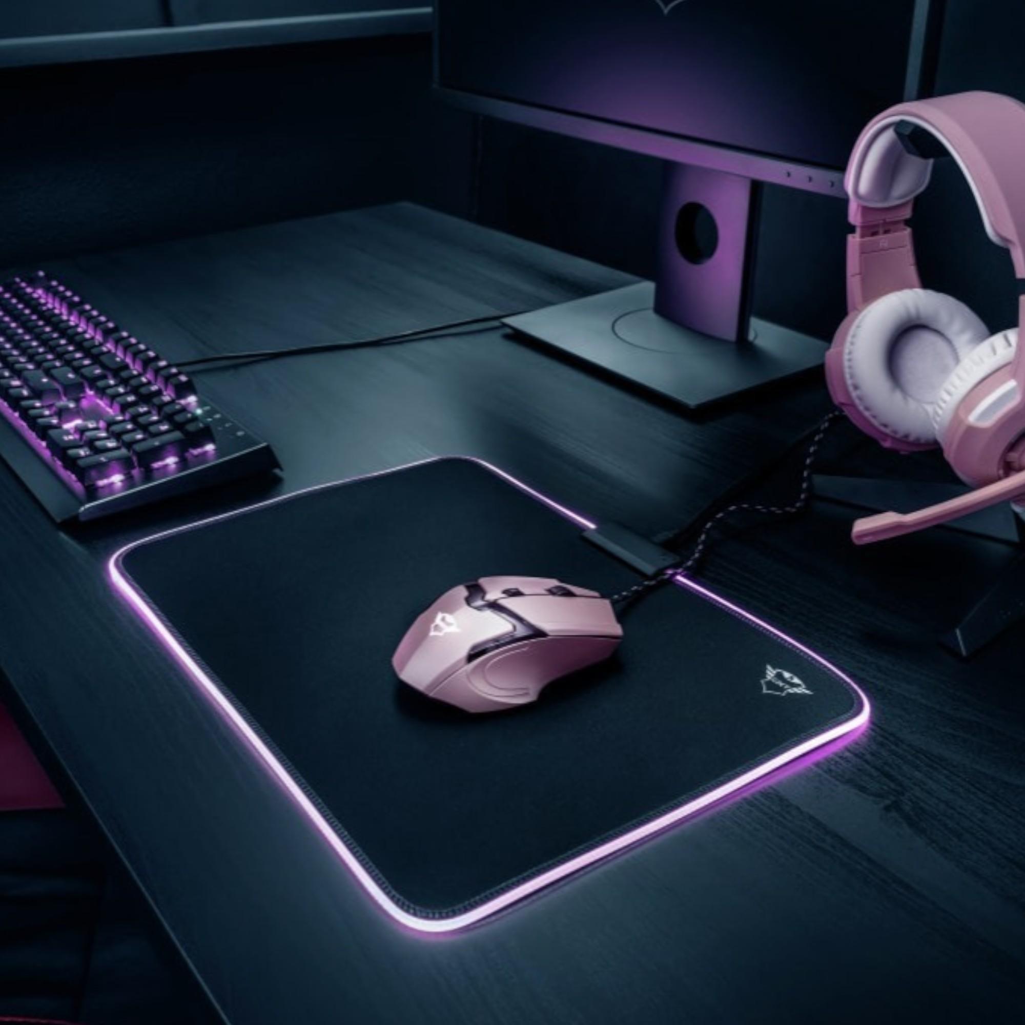 MOUSE TRUST GAMER ROSADO GXT 101P RETRO-ILUMINADO - 6