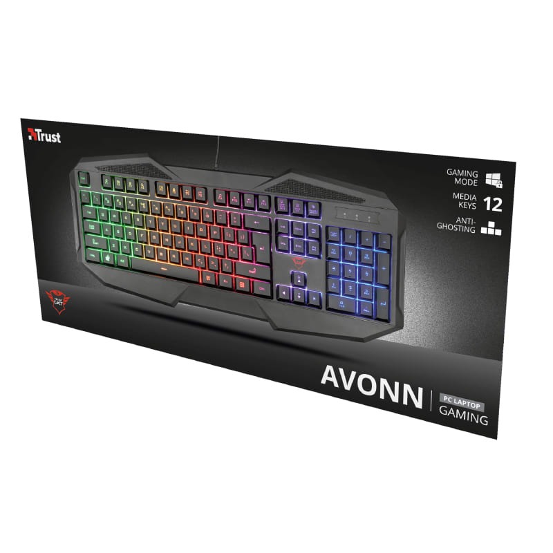 TECLADO UNIVERSAL TRUST GAMING GXT 830-RW RGB MULTIMEDIA ANTI-GHOSTING - 4