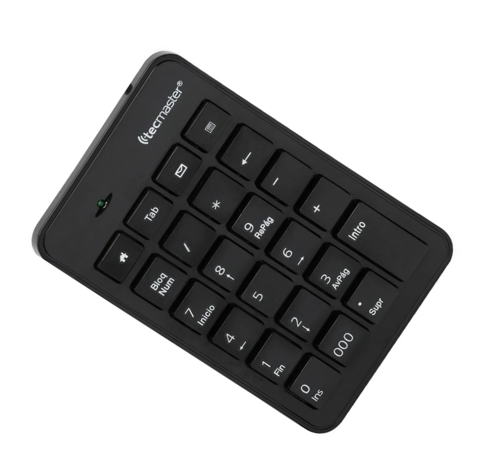 TECLADO TECMASTER TM-100504 NUMÉRICO USB PROFESIONAL TECLAS PLANAS - 4