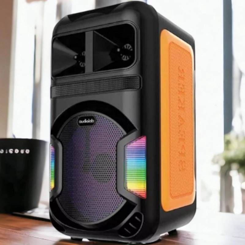 PARLANTE BLUETOOTH AUDIOLAB AUDIOLAB 805 KARAOKE RGB CON MICRÓFONO INALÁMBRICO 805 - 5