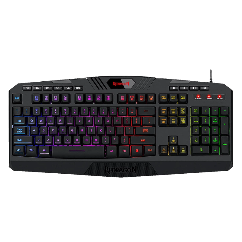 TECLADO GAMER UNIVERSAL REDRAGON K503A-RGB-SP HARPE PRO ANTI-GHOSTING FULL RGB - 4