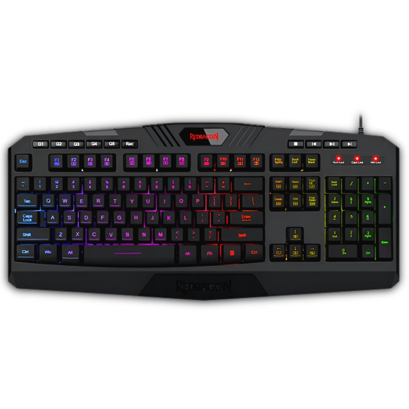 TECLADO GAMER UNIVERSAL REDRAGON K503A-RGB-SP HARPE PRO ANTI-GHOSTING FULL RGB - 6