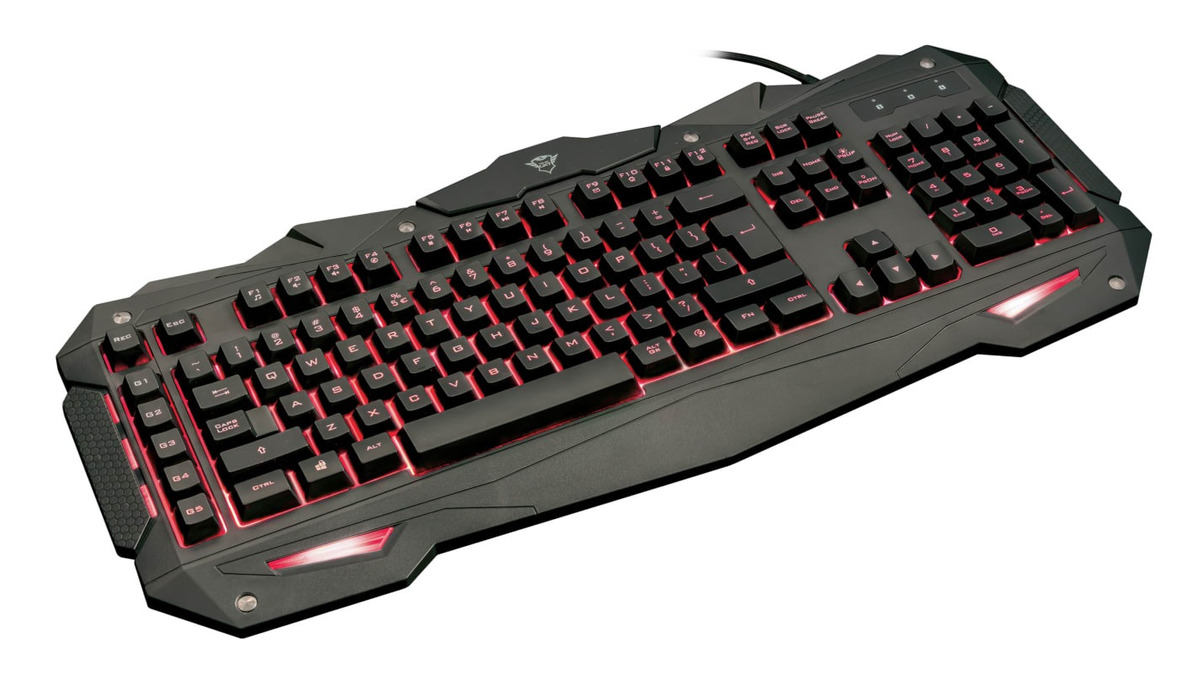 TECLADO GAMER UNIVERSAL TRUST GXT 840 MYRA ANTI-GHOSTING MULTIPLATAFORMAS - 1