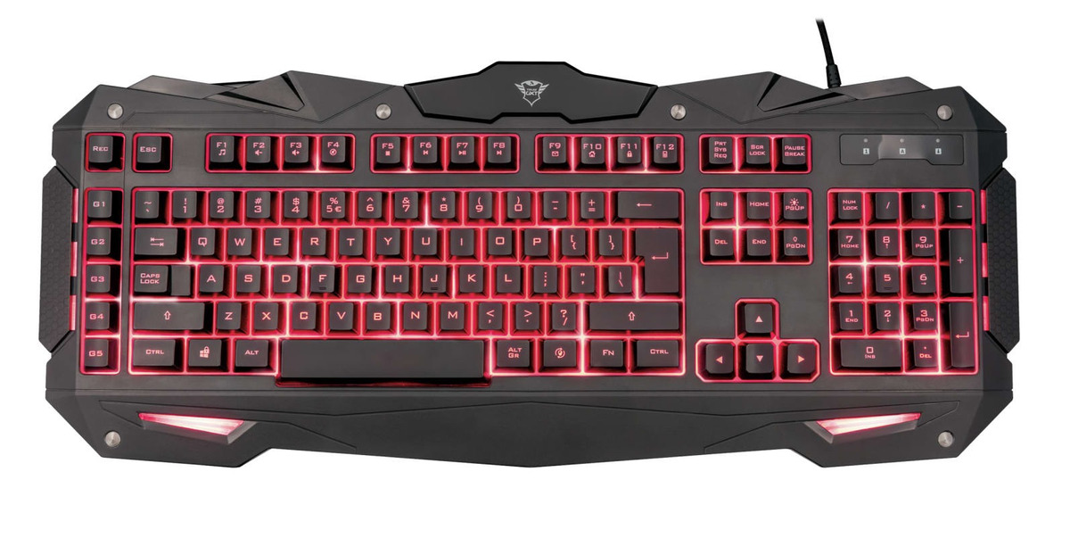 TECLADO GAMER UNIVERSAL TRUST GXT 840 MYRA ANTI-GHOSTING MULTIPLATAFORMAS - 2