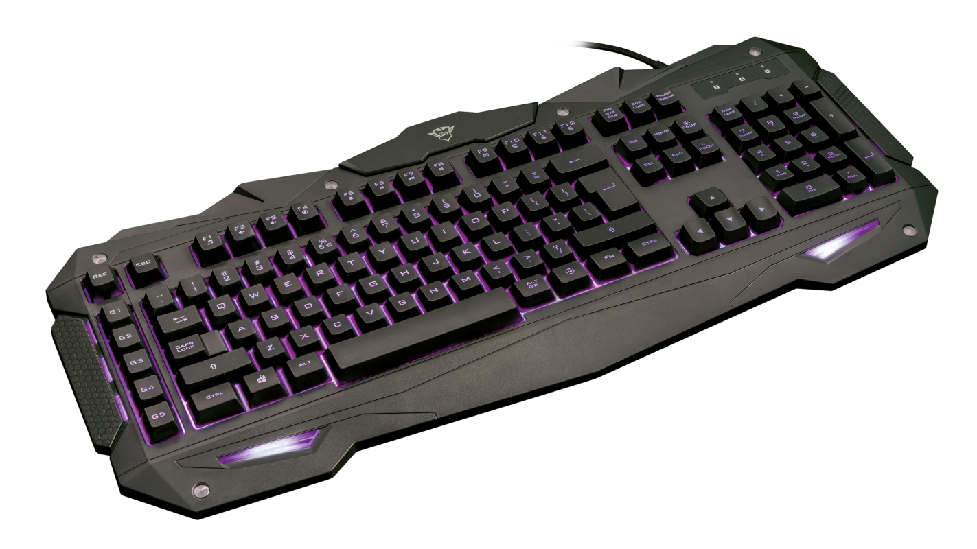 TECLADO GAMER UNIVERSAL TRUST GXT 840 MYRA ANTI-GHOSTING MULTIPLATAFORMAS - 5
