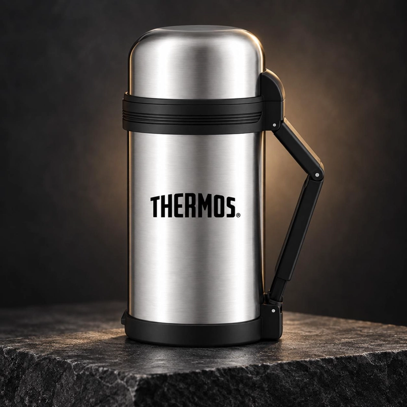 TERMO THERMOS PARA COMIDA 1000CC INOX MULTI PROPOSITO 186297 - 7