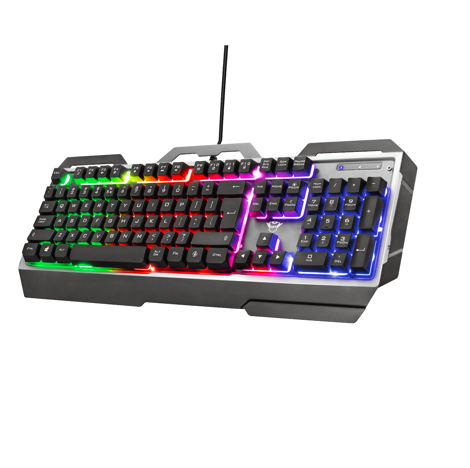 TECLADO GAMER WINDOWS / LINUX TRUST TORAC GXT 856 RGB MULTIPLATAFORMAS ANTI-GHOSTING - 1