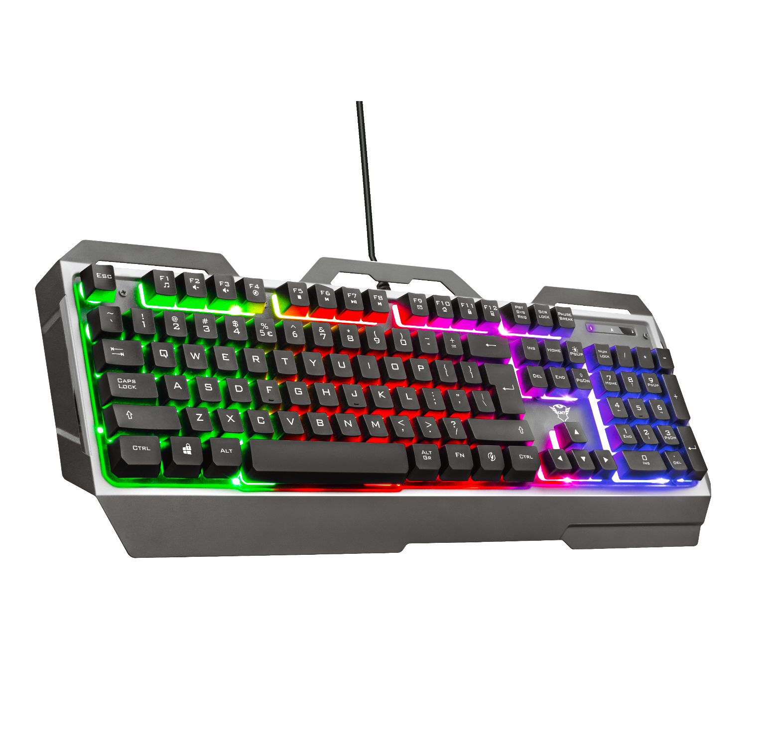TECLADO GAMER WINDOWS / LINUX TRUST TORAC GXT 856 RGB MULTIPLATAFORMAS ANTI-GHOSTING - 2