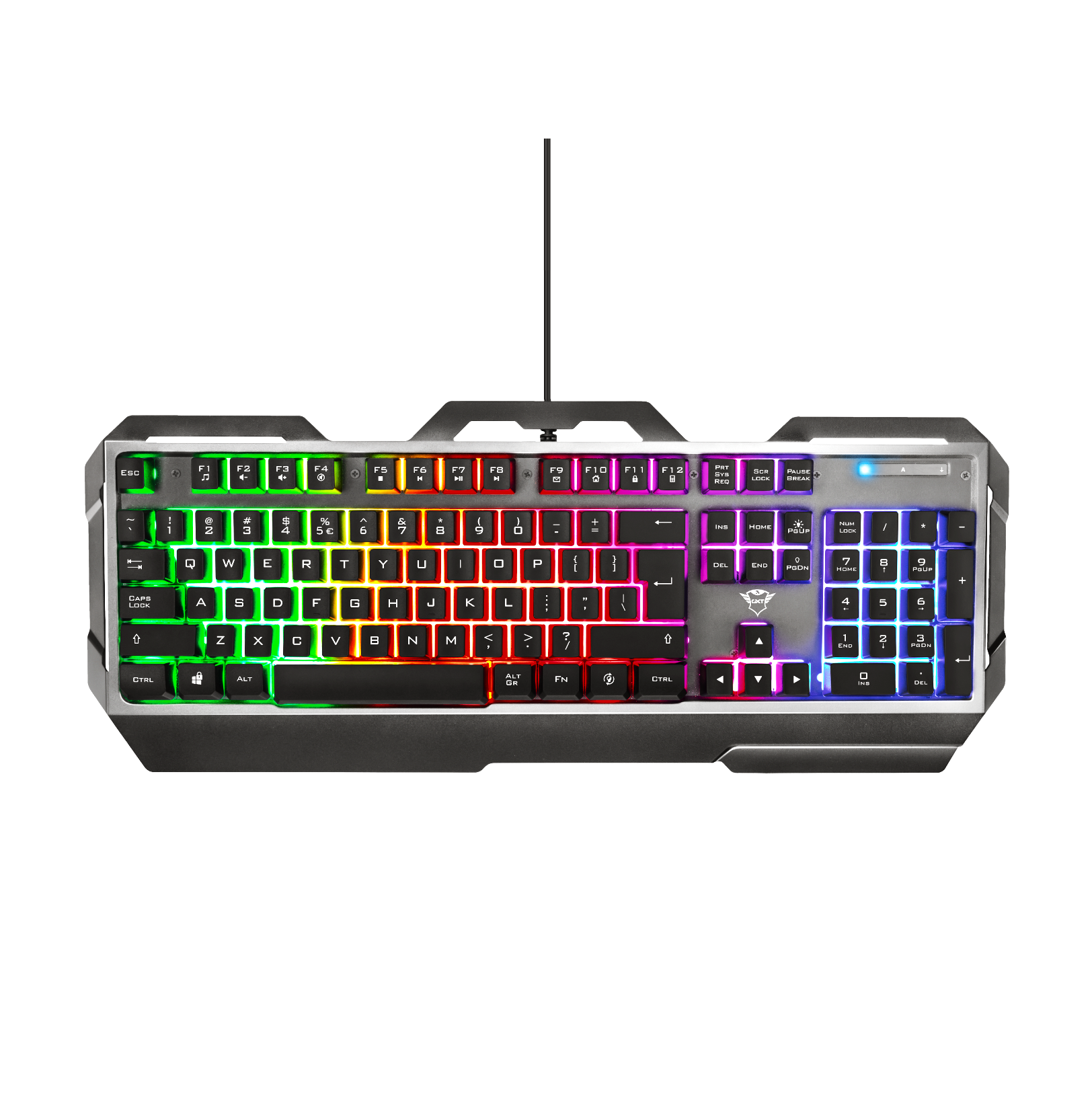 TECLADO GAMER WINDOWS / LINUX TRUST TORAC GXT 856 RGB MULTIPLATAFORMAS ANTI-GHOSTING - 3