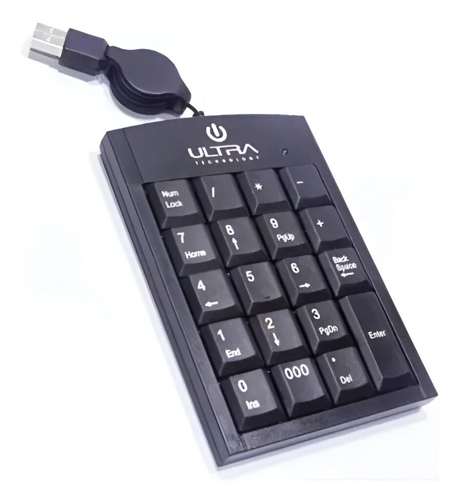 TECLADO ULTRA UT-K200U NUMÉRICO USB CON TECLAS PLANAS K200U - 2