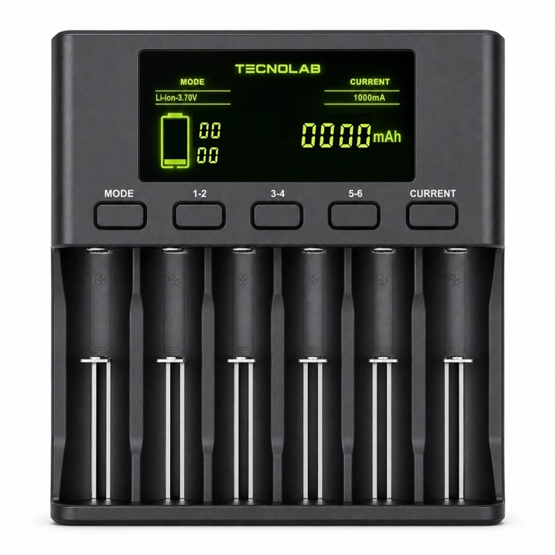 CARGADOR DE PILAS TL110 UNIVERSAL CARGA RÁPIDA PARA 6 PILAS - 2