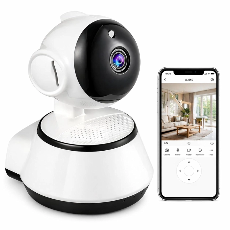 CÁMARA PHILCO WIFI ROTATORIA 360° HD ROBOTICA PTZ INTERIOR W3860 - 3