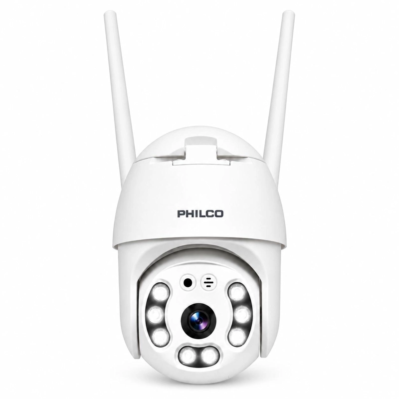 CÁMARA PHILCO SEGURIDAD ROBÓTICA 1080P PTZ WIFI WATERPROOF IP66 W4120 - 4