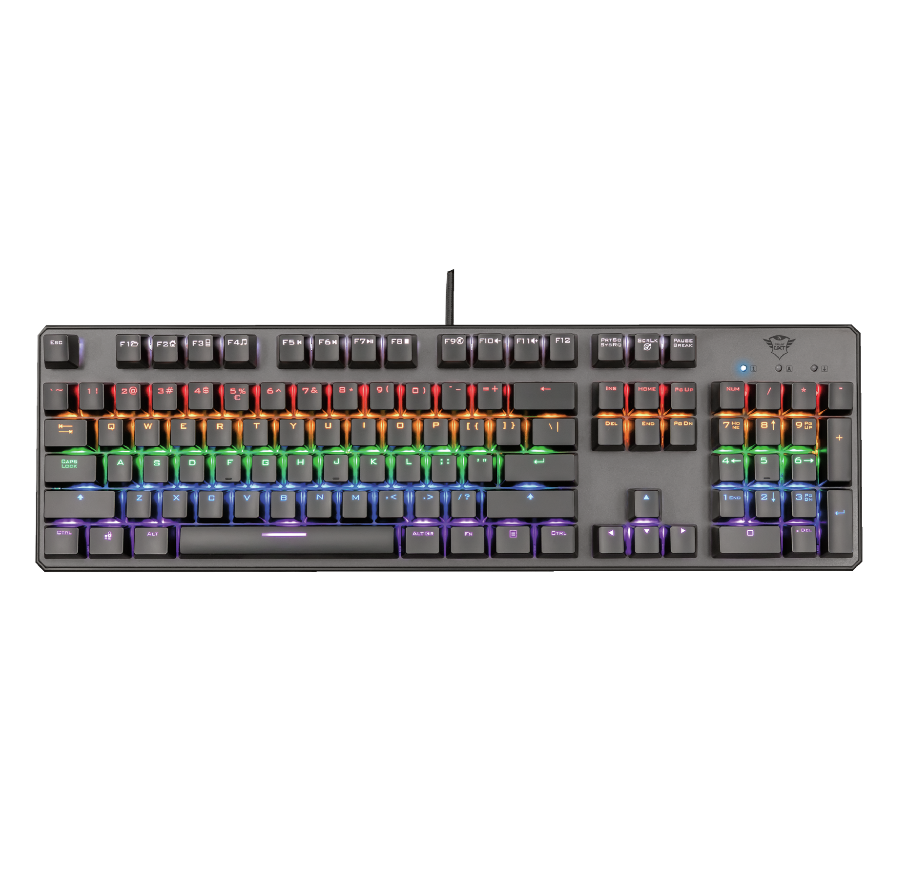 TECLADO TRUST MECANICO PROFESIONAL ASTA GXT 865 MULTIPLATAFORMAS - 3