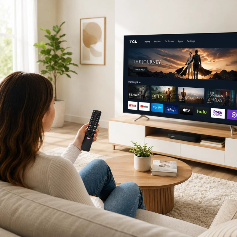 CONTROL REMOTO DBLUE TCL SMART TV IA ÚLTIMA GENERACIÓN TV25 - 8