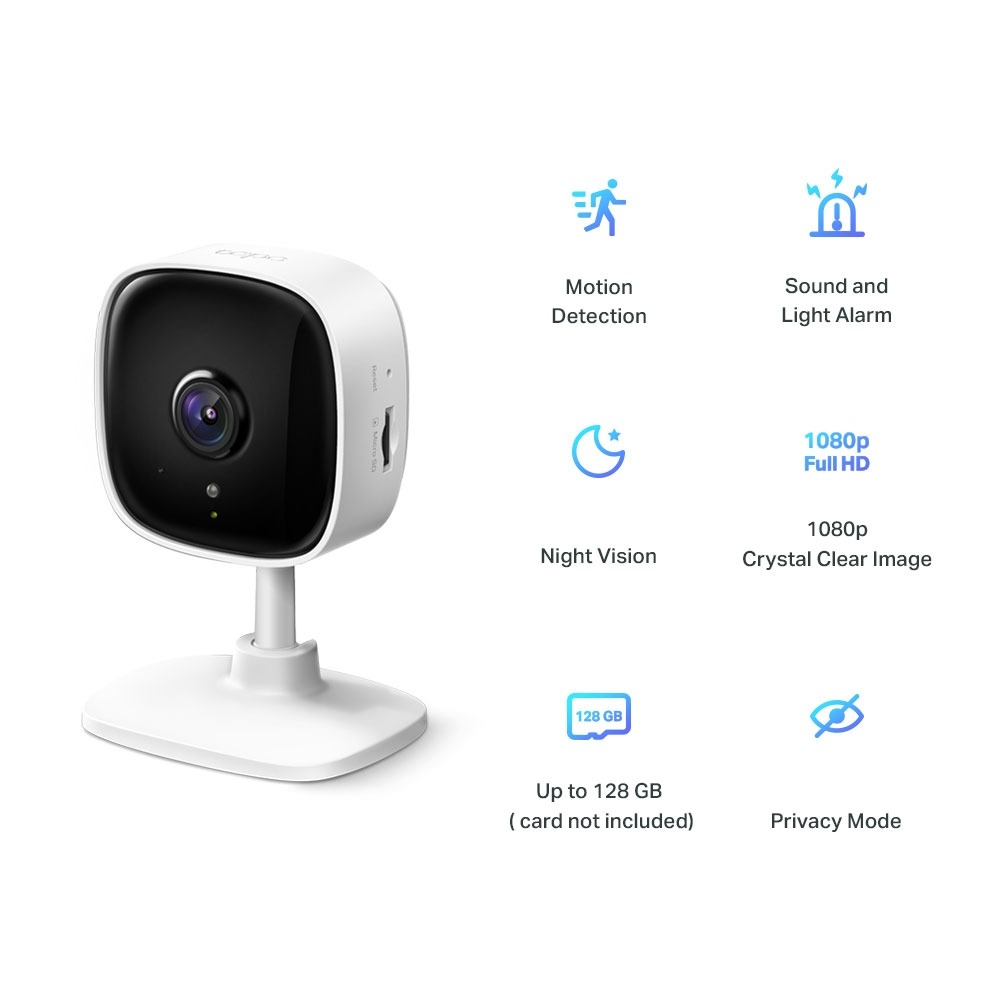 CAMARA DE SEGURIDAD WIFI TP-LINK 1080P FULL HD TAPO C100 - 5