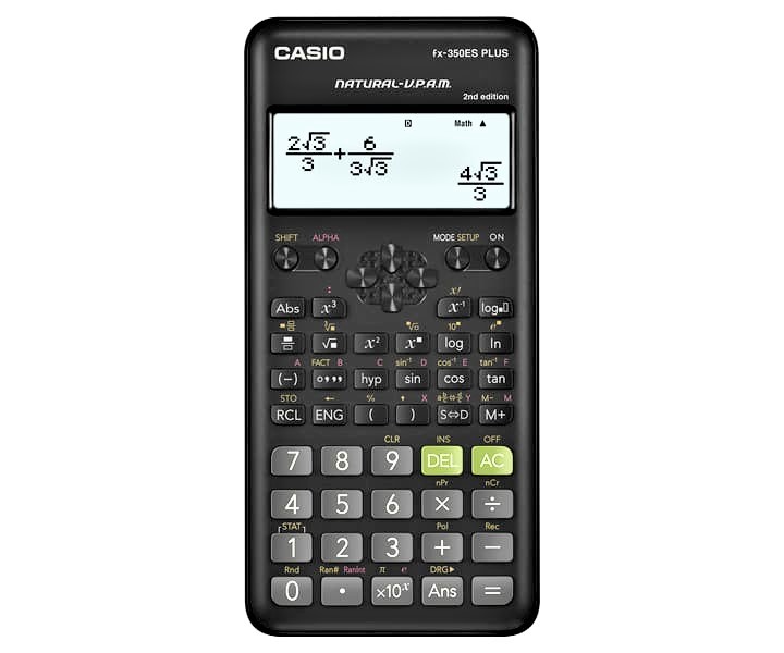 CALCULADORA CASIO FX-350ESPLUS-2 CIENTÍFICA + 252 FUNCIONES - 1
