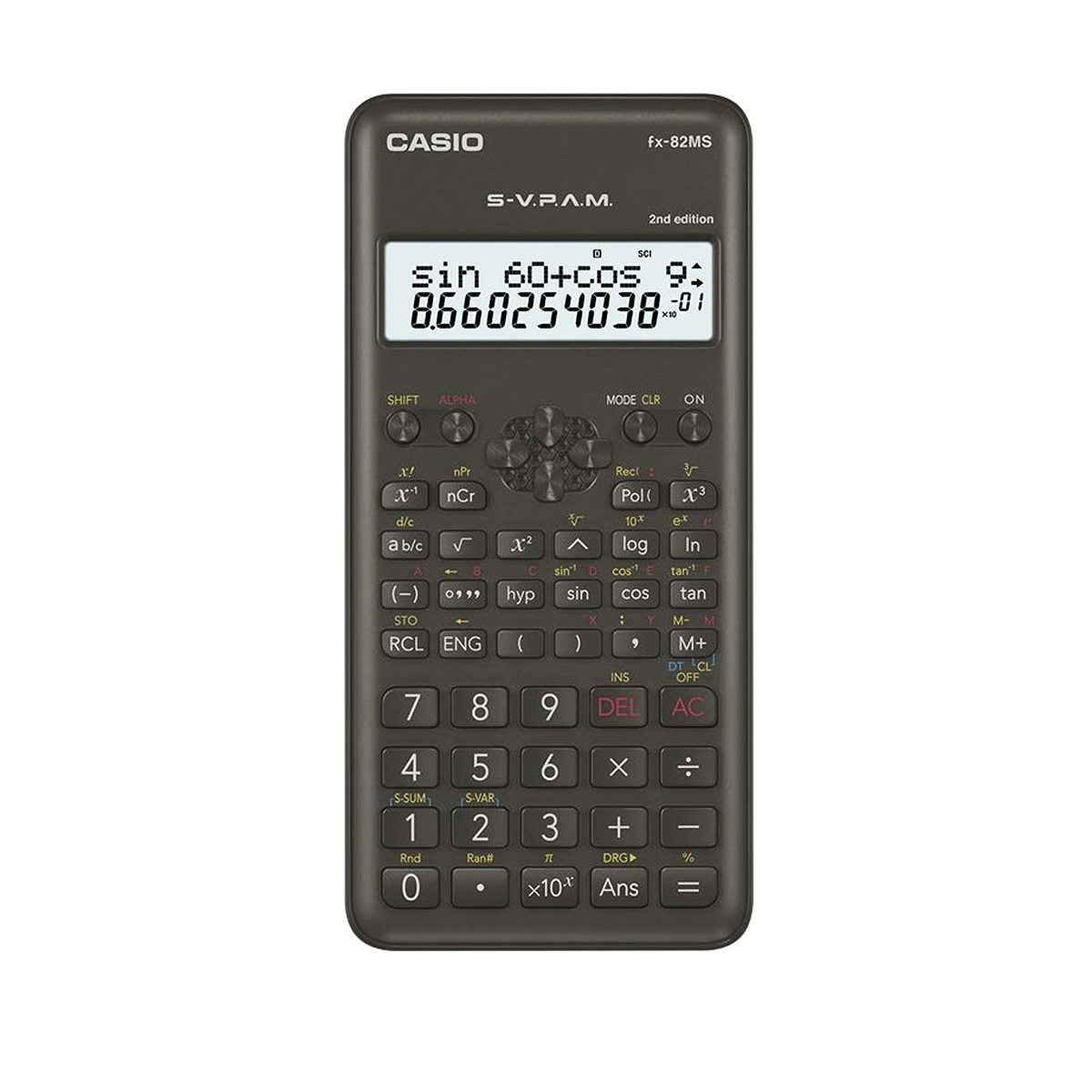 CALCULADORA CASIO FX-82MS 2ND CIENTÍFICA 240 FUNCIONES - 1