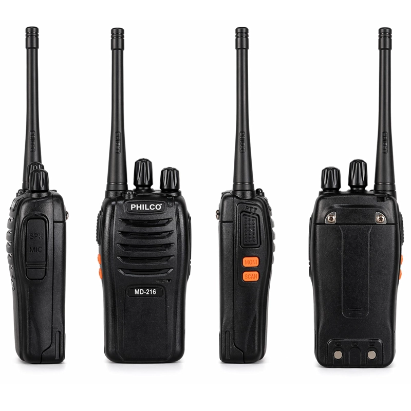 KIT DE 2 RADIO TRANSMISORES PHILCO WALKIE TALKIE 16KM MD-216 - 7